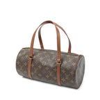 Shoulder Bag Papillon 30 Brown Monogram Canvas