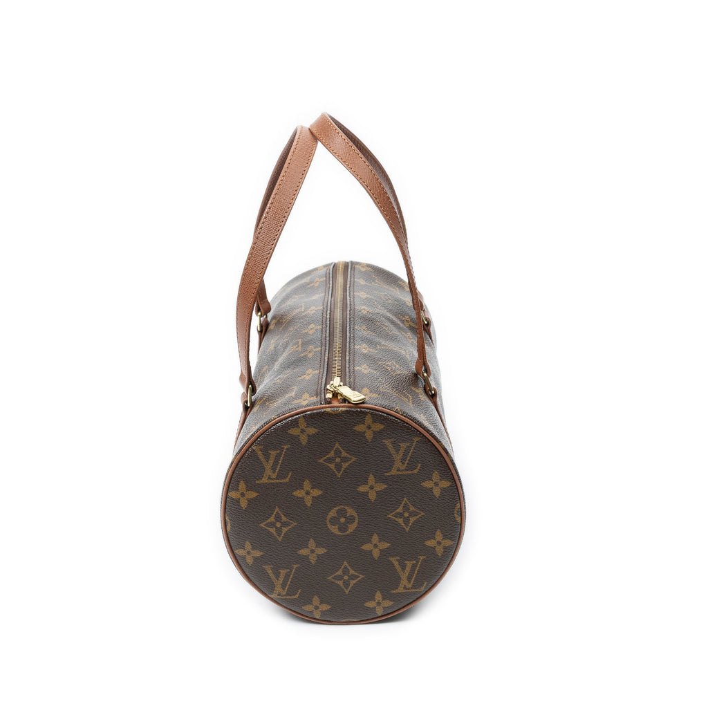 Shoulder Bag Papillon 30 Brown Monogram Canvas
