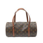 Shoulder Bag Papillon 30 Brown Monogram Canvas