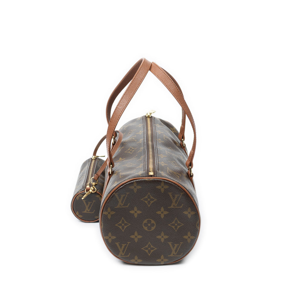 Shoulder Bag Papillon 30 Brown Monogram Canvas