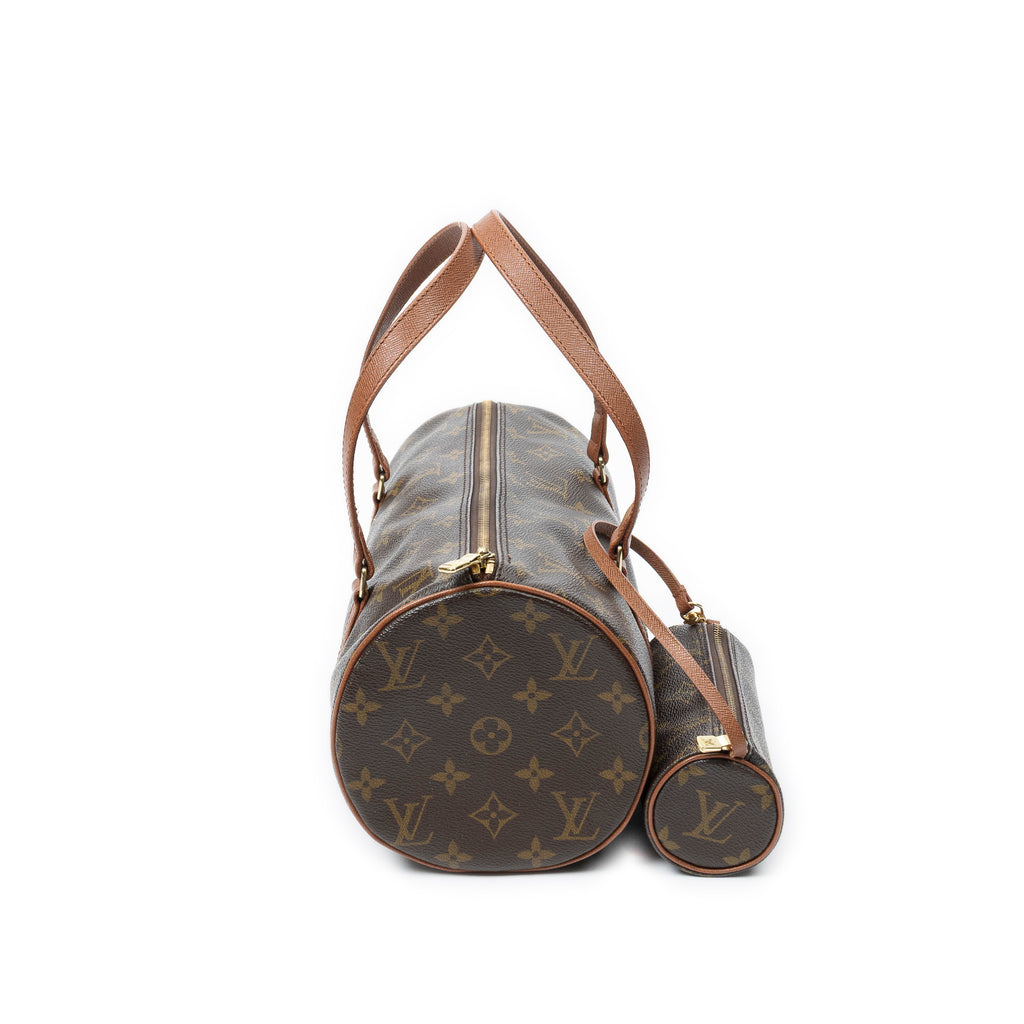 Shoulder Bag Papillon 30 Brown Monogram Canvas