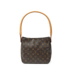 Shoulder Bag Looping MM Brown Monogram Canvas