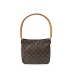 Shoulder Bag Looping MM Brown Monogram Canvas