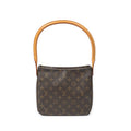 Shoulder Bag Looping MM Brown Monogram Canvas