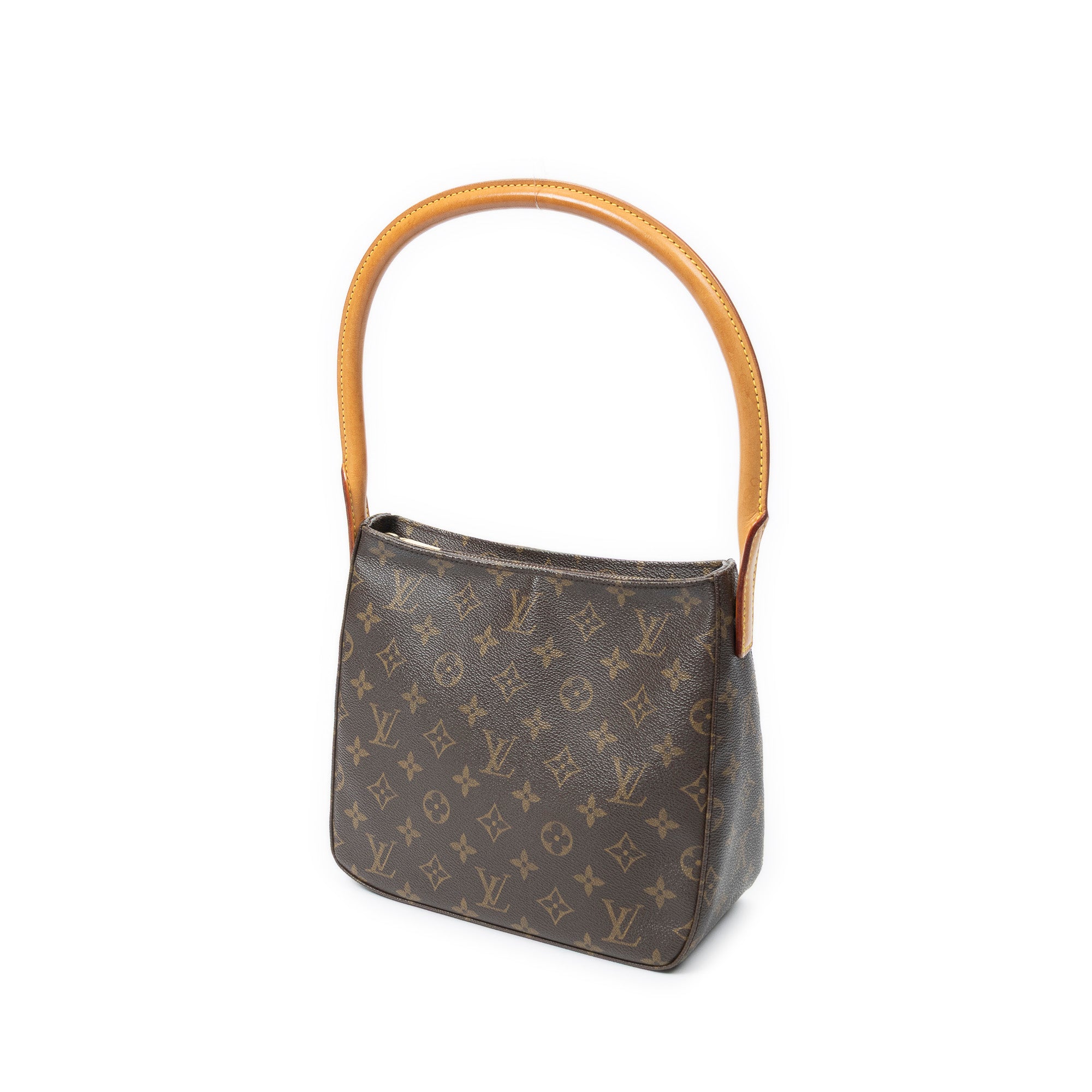 Shoulder Bag Looping MM Brown Monogram Canvas