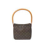 Shoulder Bag Looping MM Brown Monogram Canvas