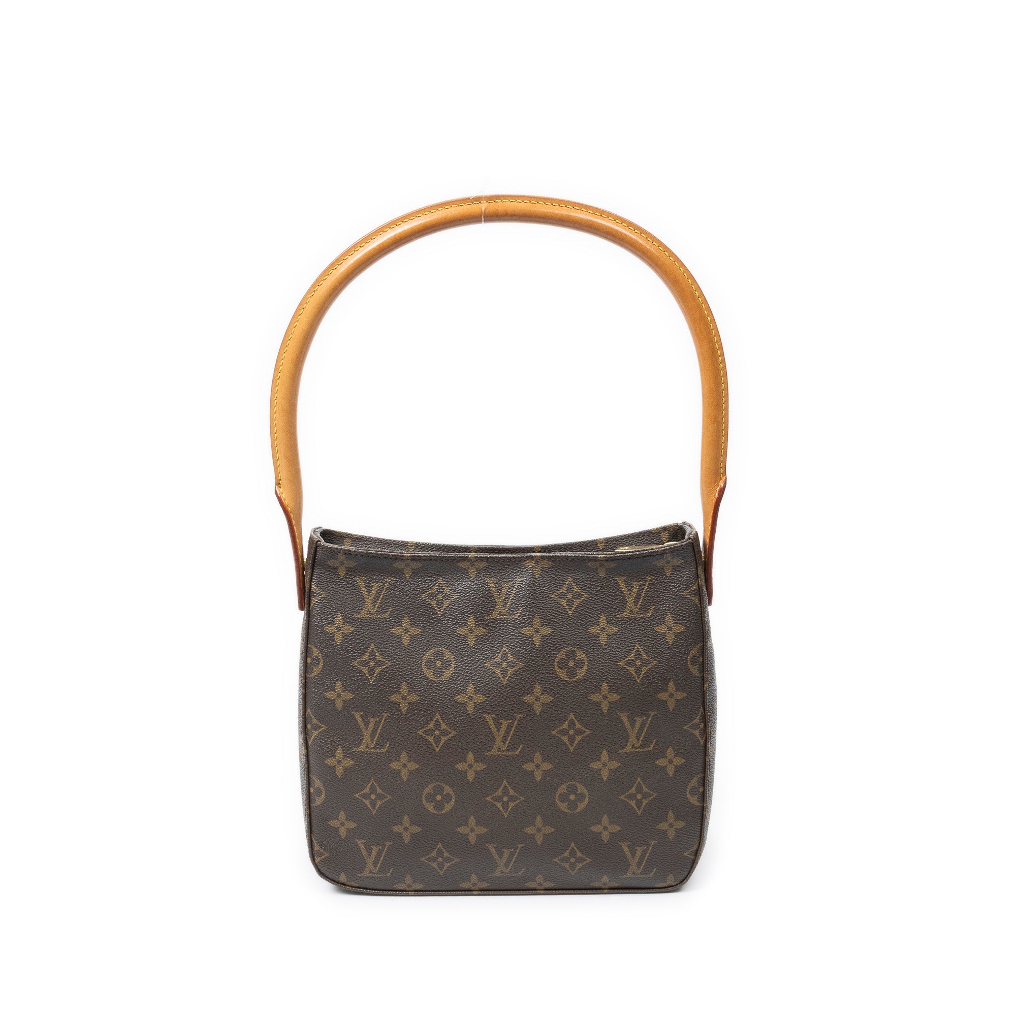 Shoulder Bag Looping MM Brown Monogram Canvas