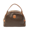 Handbag Dome Bowler Bag Brown Macadam Coated Canvas