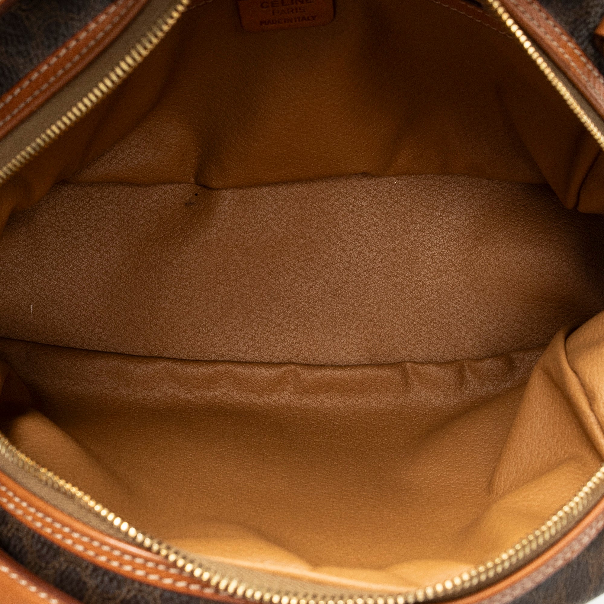 Handbag Dome Bowler Bag Brown Macadam Coated Canvas