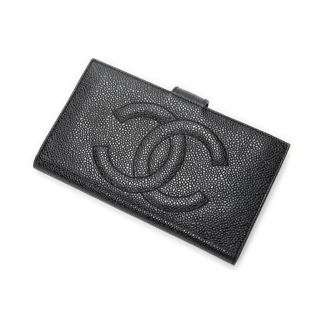 Wallet Timeless French Purse Wallet Black Caviar Leather
