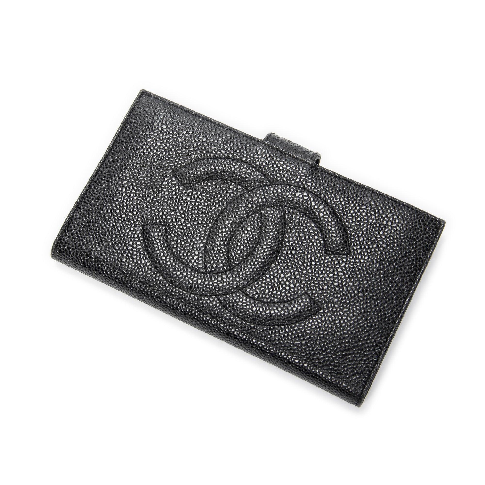 Wallet Timeless French Purse Wallet Black Caviar Leather