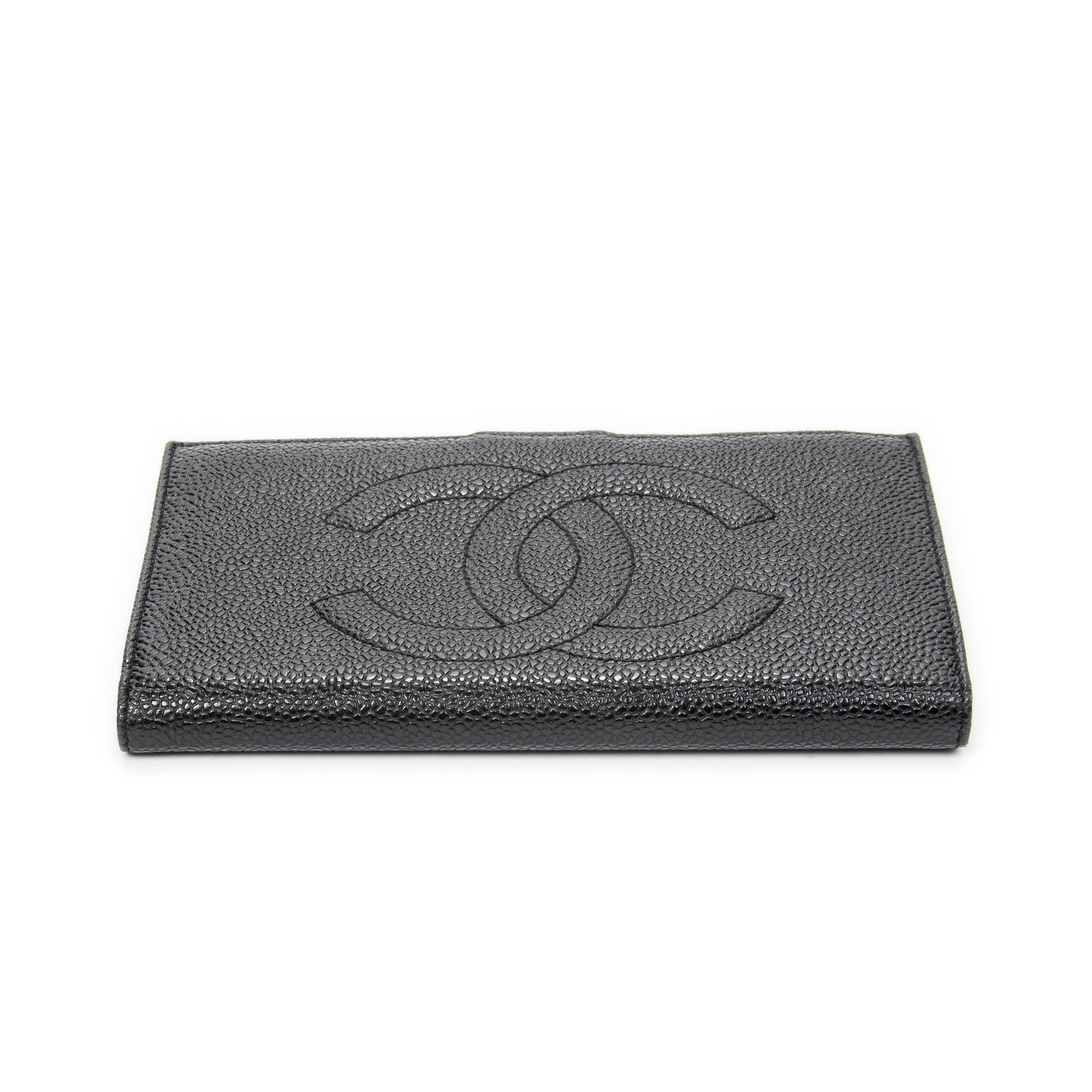 Wallet Timeless French Purse Wallet Black Caviar Leather