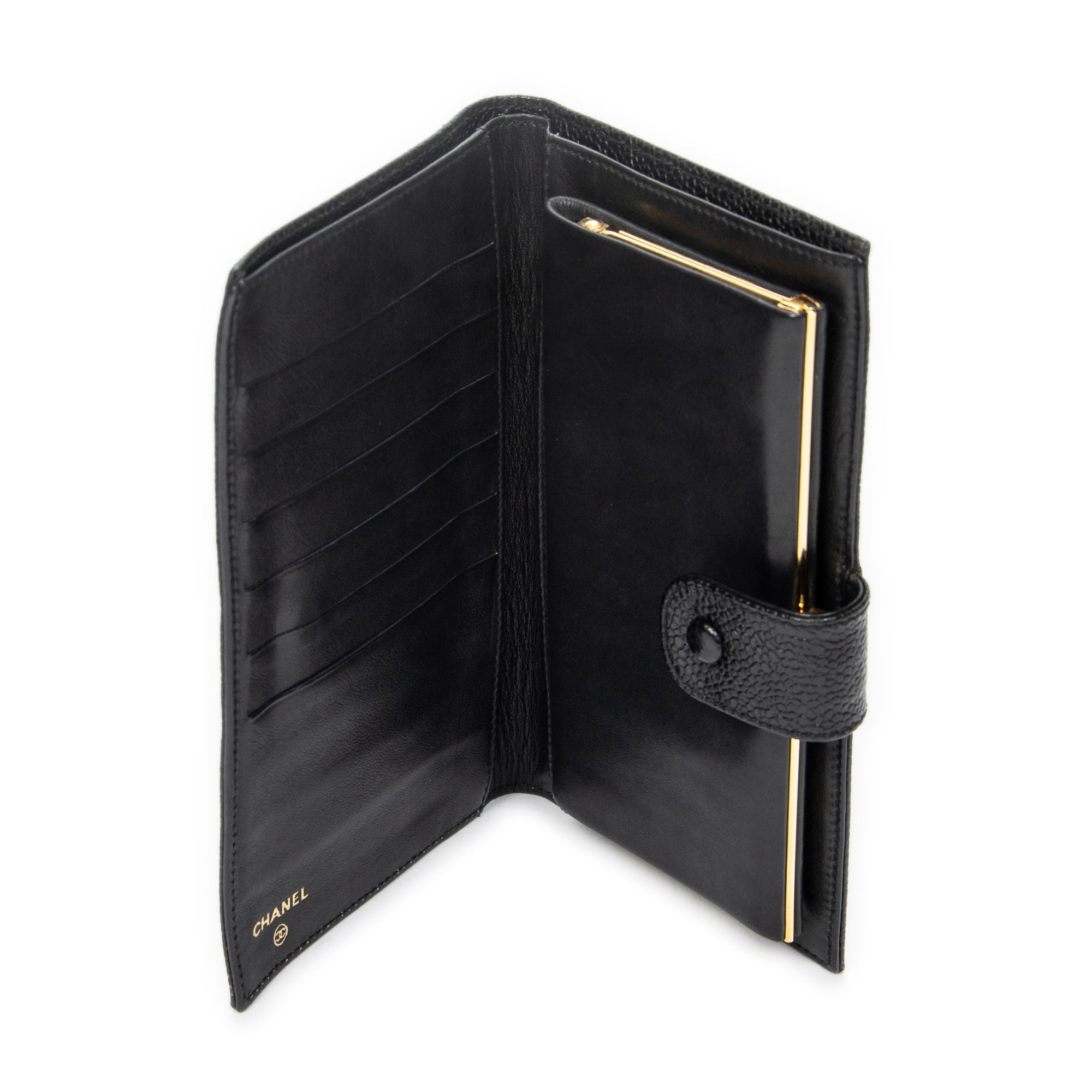 Wallet Timeless French Purse Wallet Black Caviar Leather