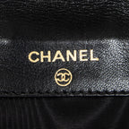 Wallet Timeless Compact Bifold Wallet Black Caviar Leather