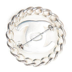 Brooch CC Turnlock Motif Brooch Silver Silver Plated