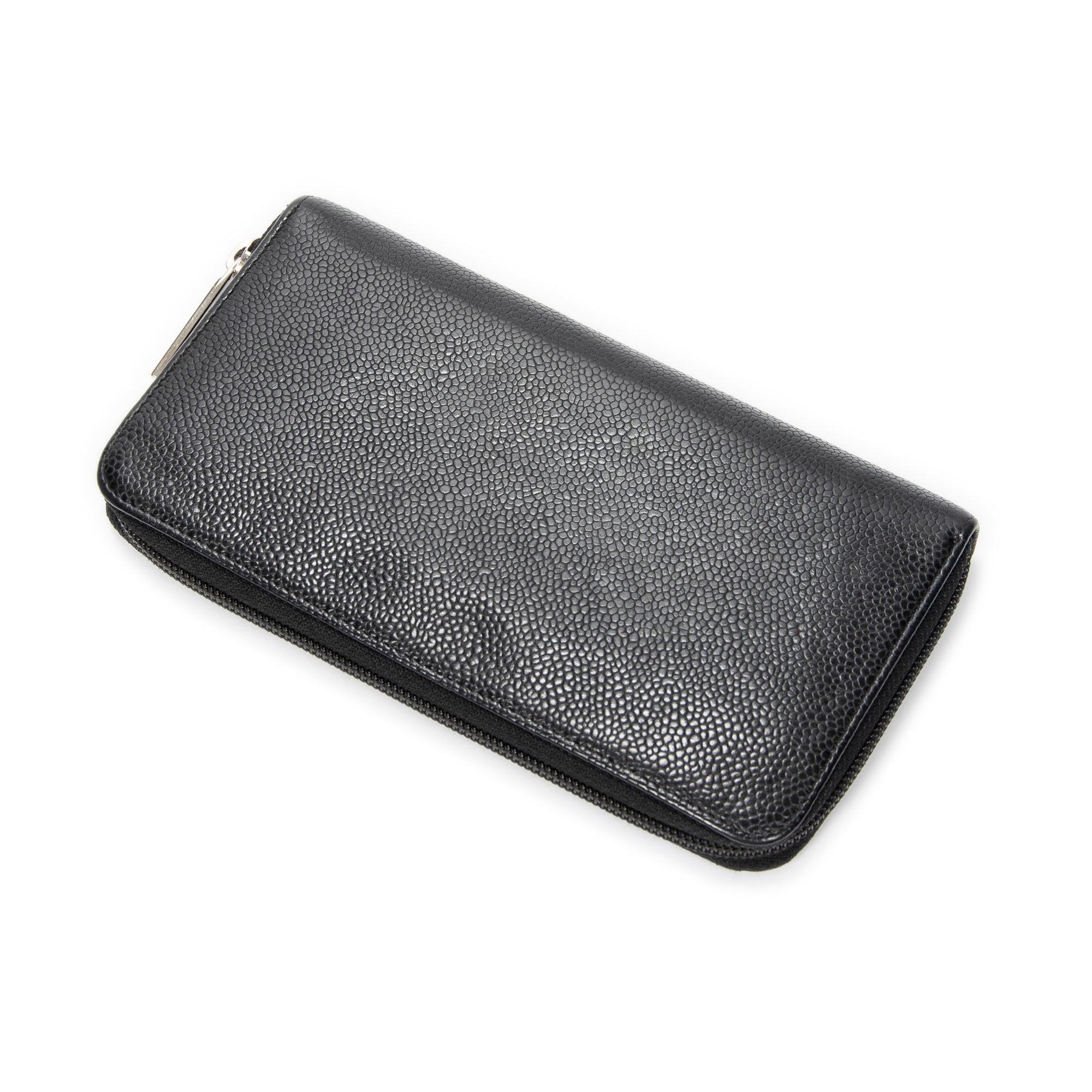 Wallet Timeless Zip Around Wallet Black Caviar Leather