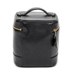 Handbag Timeless Tall Vanity Case Black Caviar Leather