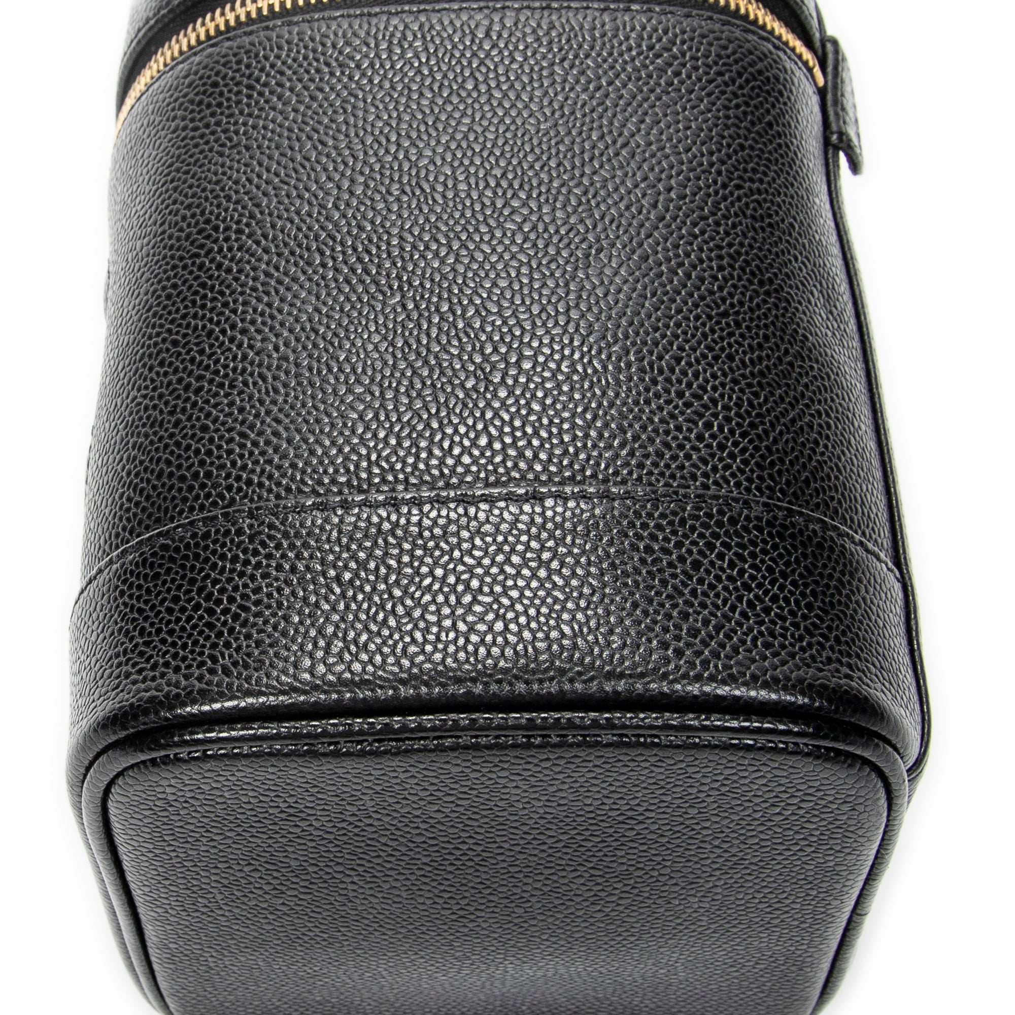 Handbag Timeless Tall Vanity Case Black Caviar Leather