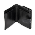 Wallet Timeless Compact Bifold Wallet Black Caviar Leather