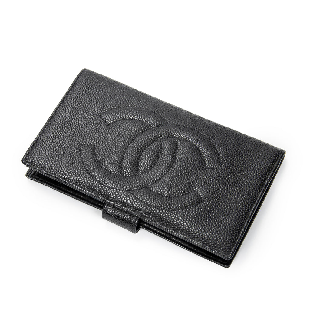 Wallet Timeless French Purse Wallet Black Caviar Leather