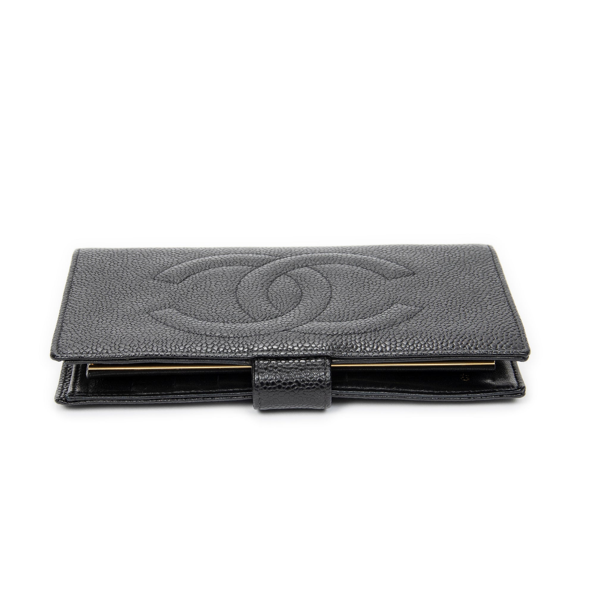 Wallet Timeless French Purse Wallet Black Caviar Leather