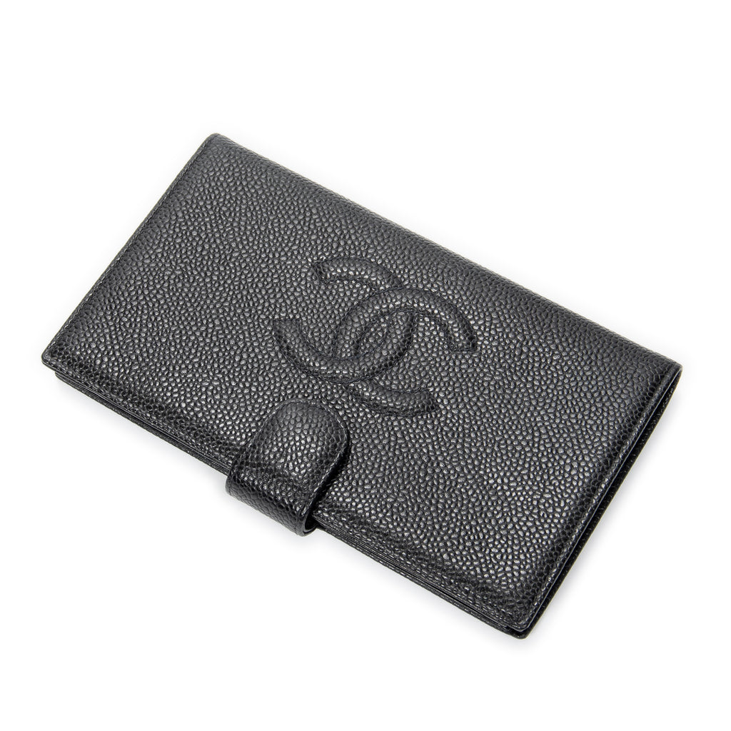 Wallet Timeless French Purse Wallet Black Caviar Leather