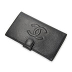 Wallet Timeless French Purse Wallet Black Caviar Leather