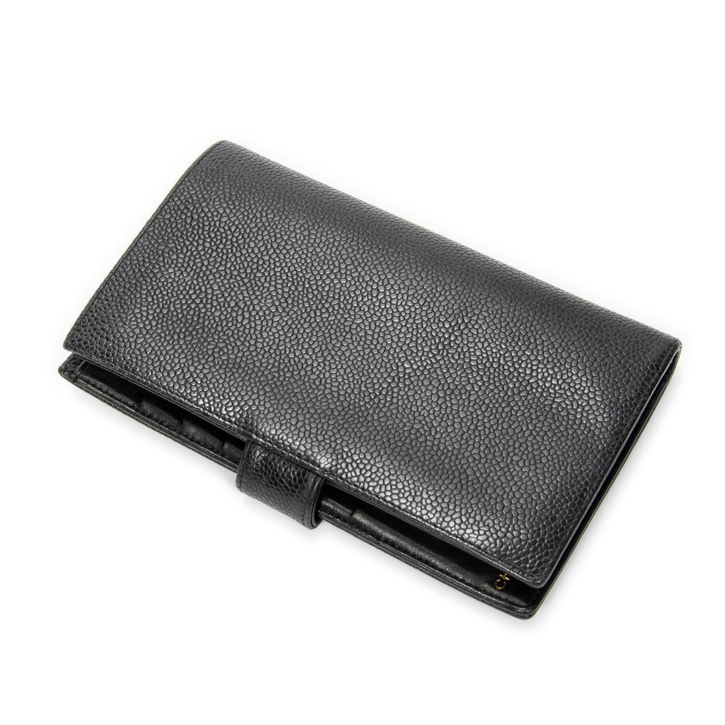 Wallet Timeless French Purse Wallet Black Caviar Leather