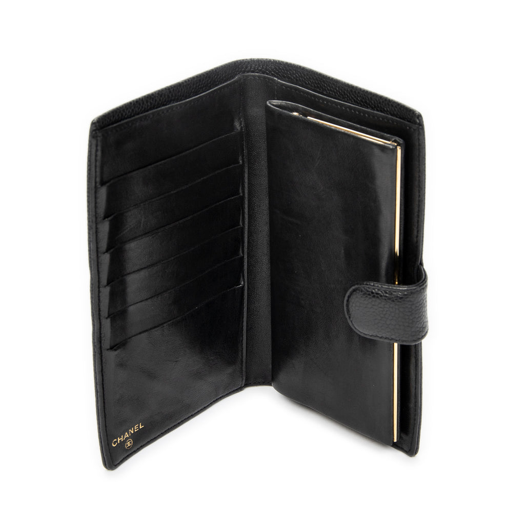 Wallet Timeless French Purse Wallet Black Caviar Leather
