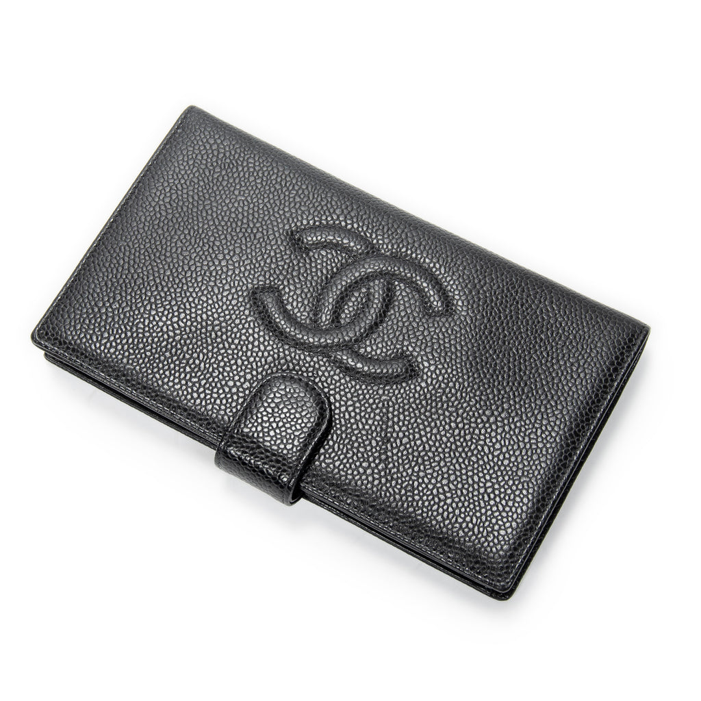 Wallet Timeless French Purse Wallet Black Caviar Leather