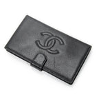 Wallet Timeless French Purse Wallet Black Caviar Leather
