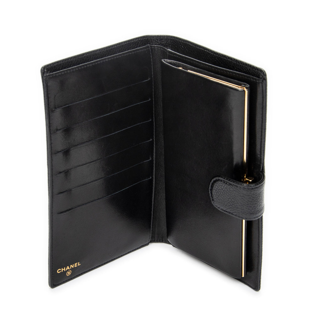 Wallet Timeless French Purse Wallet Black Caviar Leather