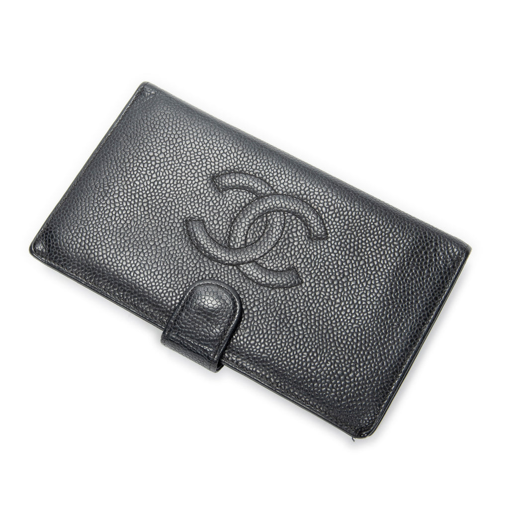 Wallet Timeless French Purse Wallet Black Caviar Leather