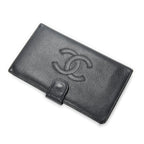 Wallet Timeless French Purse Wallet Black Caviar Leather