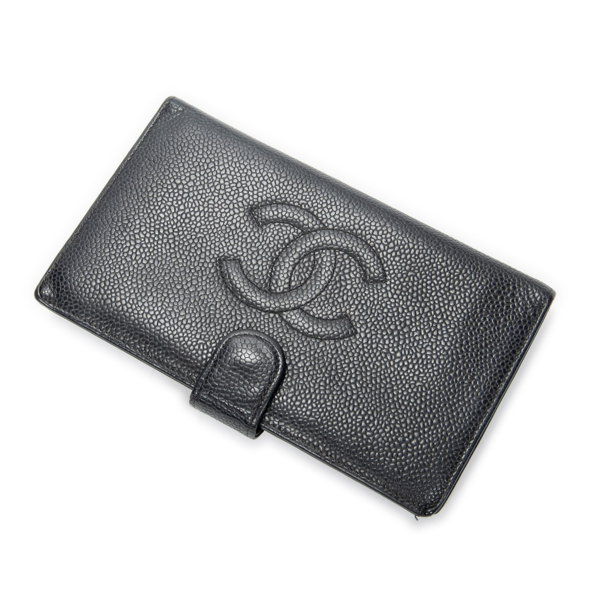 Wallet Timeless French Purse Wallet Black Caviar Leather