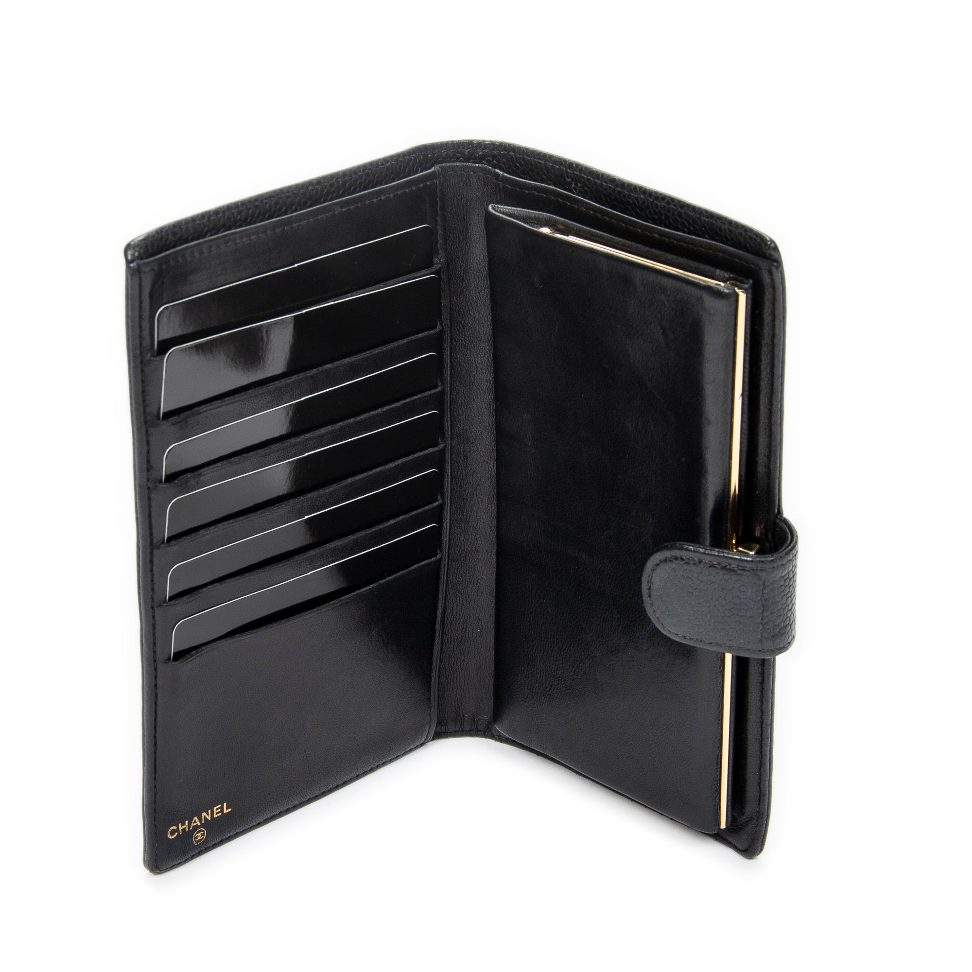 Wallet Timeless French Purse Wallet Black Caviar Leather