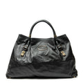 Shoulder Bag Victoria Black Calfskin Leather