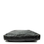 Shoulder Bag Victoria Black Calfskin Leather