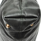 Shoulder Bag Victoria Black Calfskin Leather