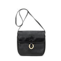 Shoulder Bag Vintage Shoulder Flap Crossbody Black Diorissimo Coated Canvas