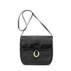 Shoulder Bag Vintage Shoulder Flap Crossbody Black Diorissimo Coated Canvas
