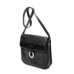 Shoulder Bag Vintage Shoulder Flap Crossbody Black Diorissimo Coated Canvas