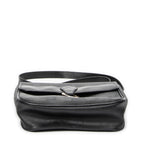 Shoulder Bag Vintage Shoulder Flap Crossbody Black Diorissimo Coated Canvas