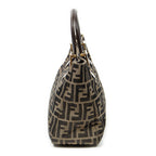 Handbag Small Open Tote Brown Zucca Canvas