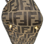 Handbag Small Open Tote Brown Zucca Canvas