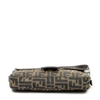 Shoulder Bag Baguette Brown Zucca Canvas