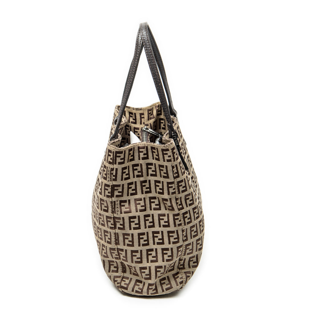 Shoulder Bag Small Tote Beige Zucchino Canvas