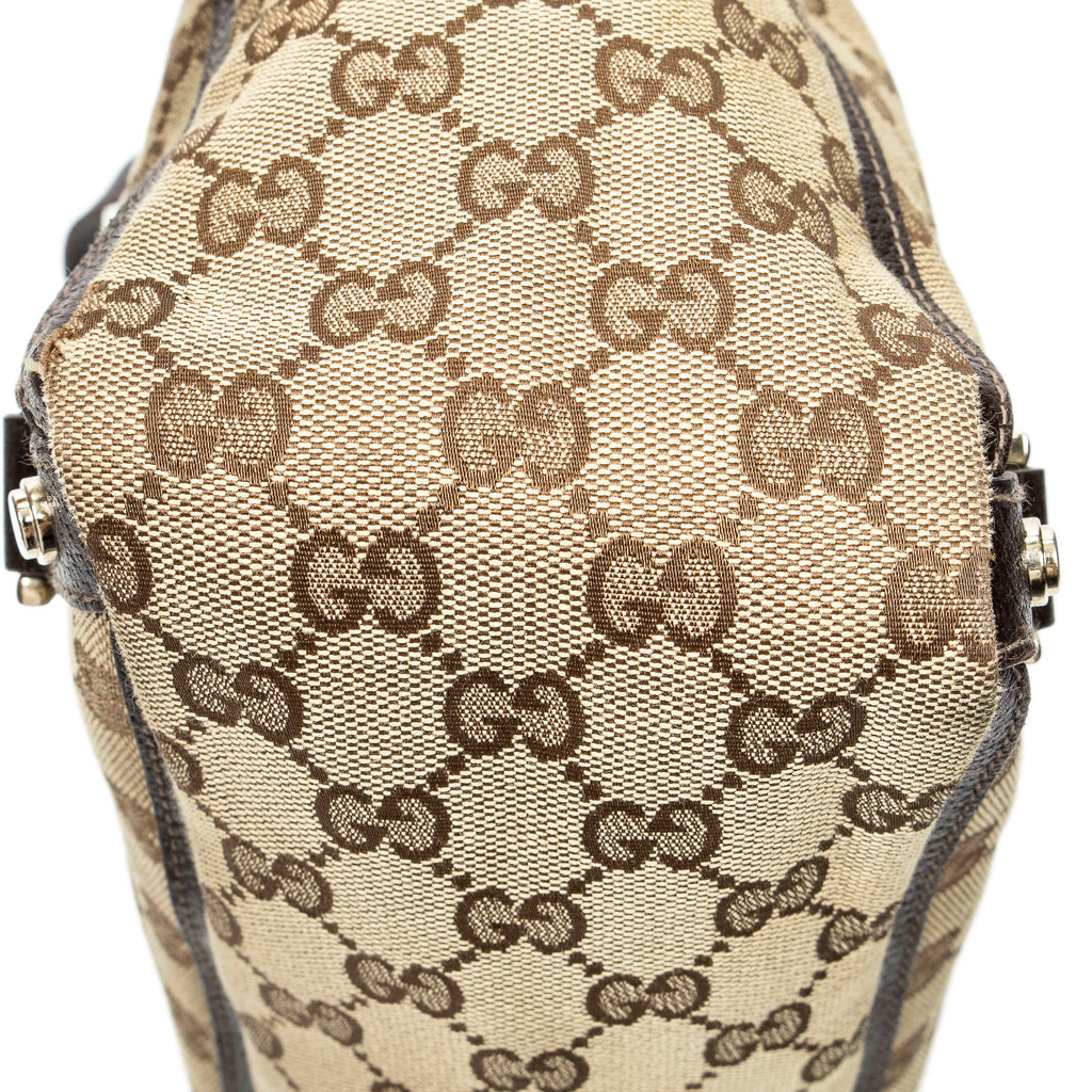 Handbag Large Abbey D-Ring Tote Beige Monogrammed Canvas