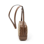 Shoulder Bag Mini Bree Crossbody Beige Monogrammed Canvas