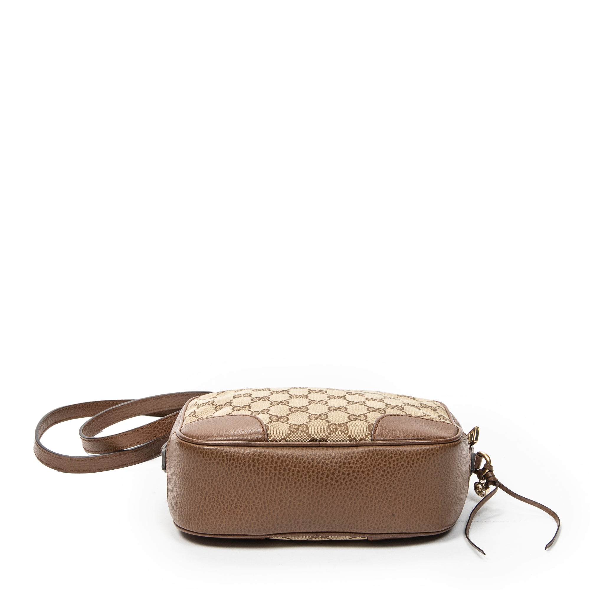 Shoulder Bag Mini Bree Crossbody Beige Monogrammed Canvas